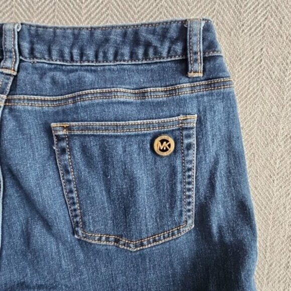 Michael Kors Jeans Women's 8 (36x28) Skinny Mid Rise Stretch Dark Wash Denim - Picture 13 of 16